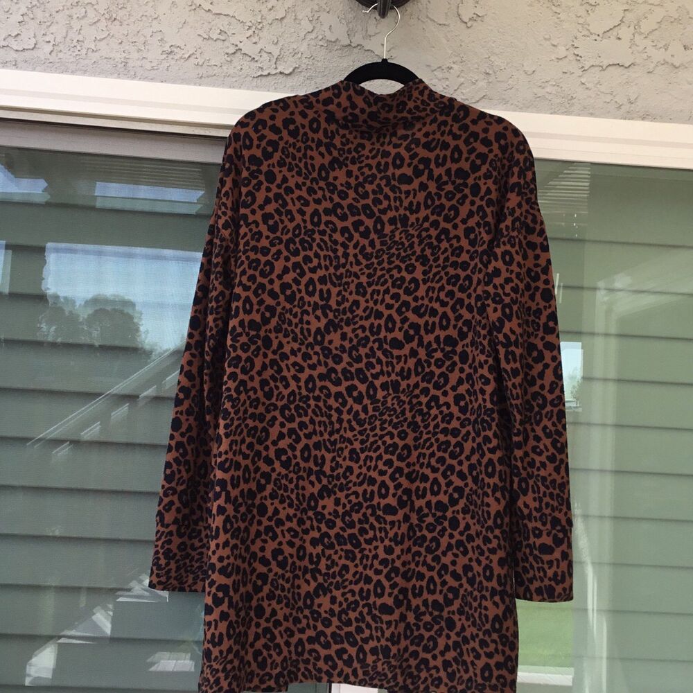 Sanctuary Leopard Print Women's Open Cardigan Sanctuary size medium - Picture 5 of 6